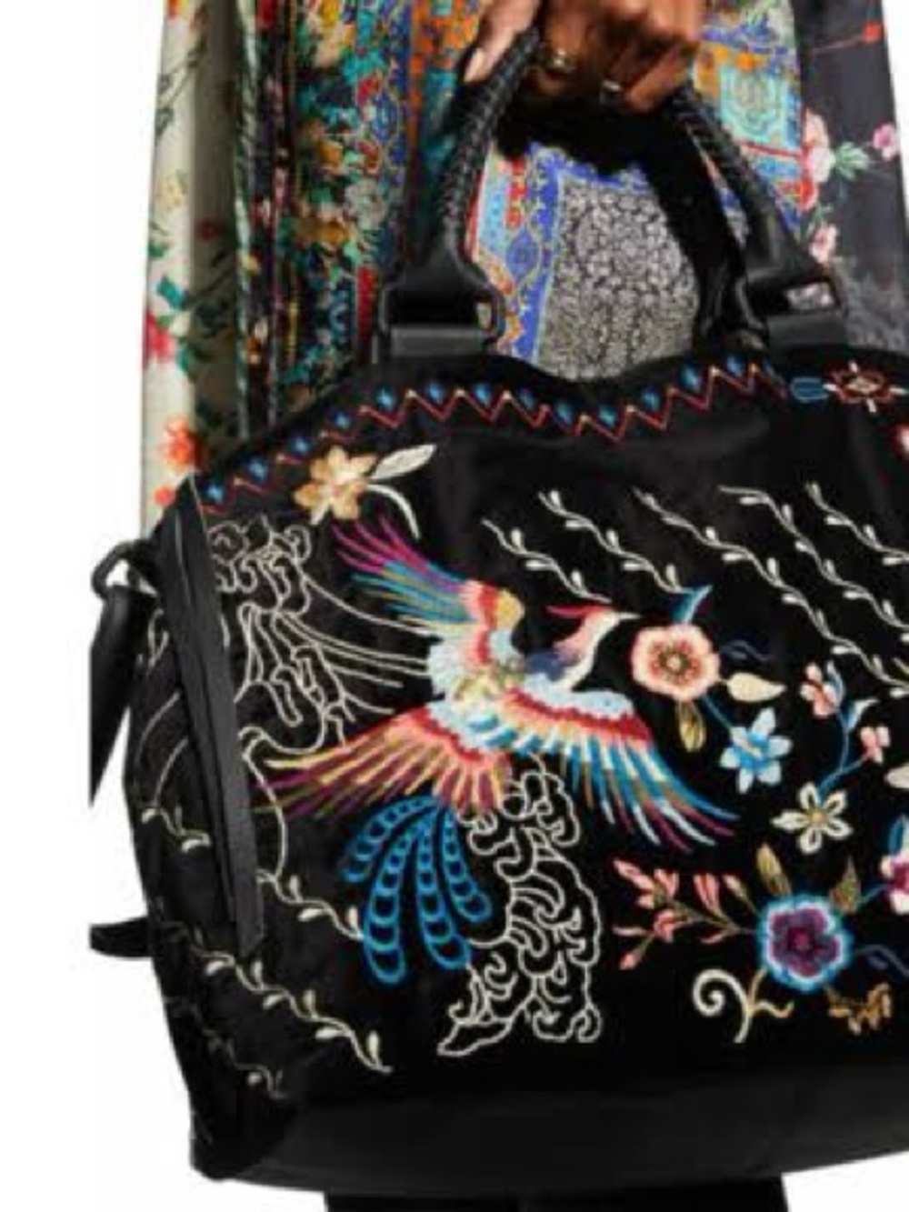 Johnny Was Dreamer Overnight Tote - Picture 4 of 11